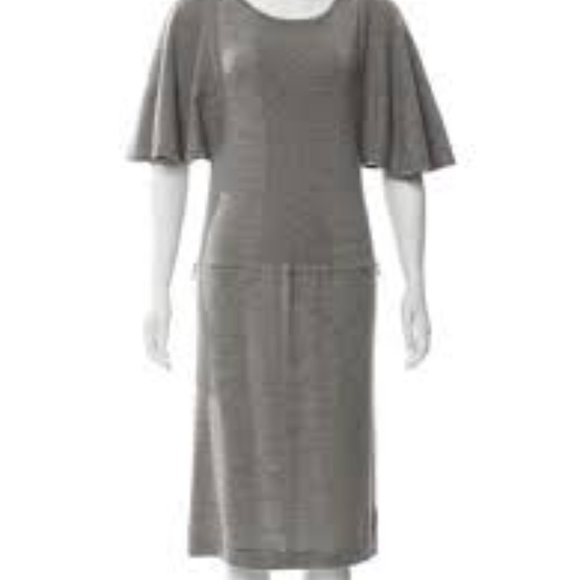 Brand New Cynthia Rowley Wool Batwing/ Angel wing Midi Dress - Picture 1 of 9
